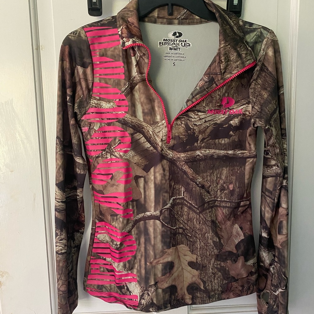 Mossy Oak Half Zip Shirt